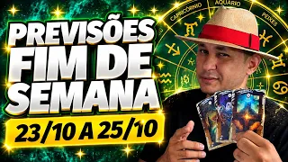 HORÓSCOPO do FIM DE SEMANA 23/10 A 25/10 | TODOS OS SIGNOS