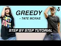 Download Lagu Greedy - Tate McRae *STEP BY STEP TUTORIAL* (Beginner Friendly) dc  @nianaguerrero