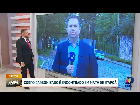 Corpo carbonizado encontrado em área de mata em Itapoá: polícia investiga circunstâncias do caso