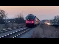 The Complete Metra Morning Rush Hour On The Alt Schedule At Glenview On December 10 2021