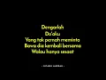 Bawa Dia Kembali - Mahalini (Karaoke)