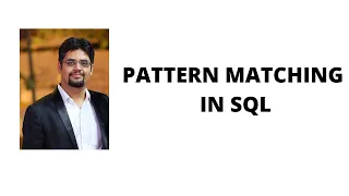 98 pattern matching in sql