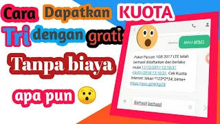 Cara mendapatkan pulsa gratis kartu 3. 