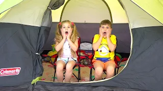 Download Diana and Roma 24 Hours Overnight In A Tent Challenge MP3