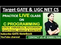 C Programming Static Variable Function Recursion Array Pointers Target GATE UGC NET CS