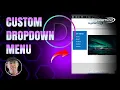 Divi Theme Custom Drop Down Menu With Fixed Positioning