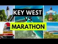 Marathon vs Key West - Comparing Lower Keys Cities