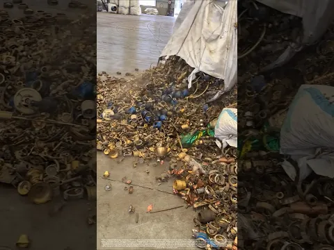 Sorting and Recycling Scrap Metal Fittings