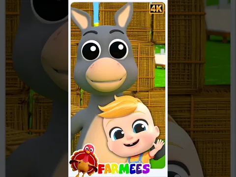 A mi burro La rima favorita de los niños #shortsviral #MiBurro #forkids #rimasinfantiles #preschool