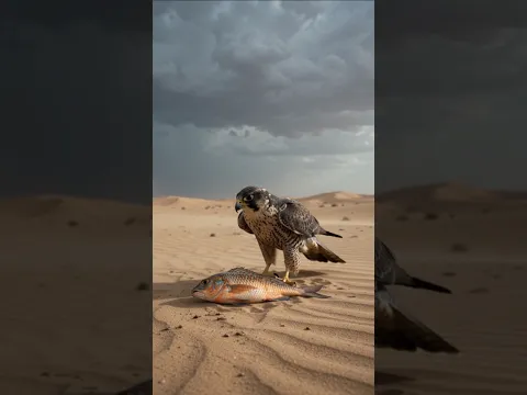 🐠✨ A Beautiful Two-Color Fish Fell Into the Desert… The Ending Is Magical! 😱🏜️ | AI Story
