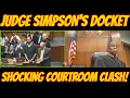 Judge Simpson s Criminal Docket Intense Courtroom Drama Unfolds