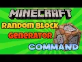 Minecraft Random Generator Command Block Tutorial EASY