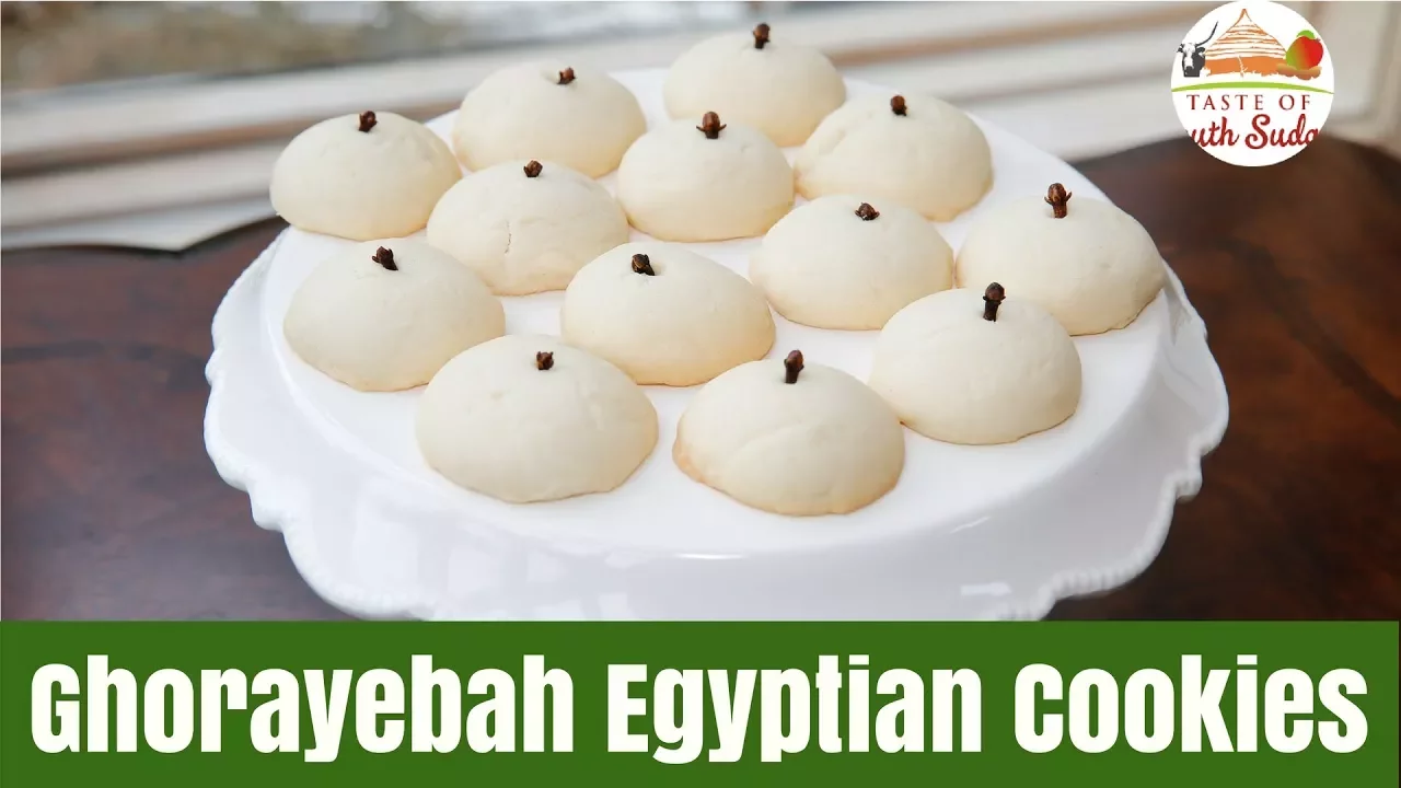 Ghorayebah Egyptian Holiday Cookies