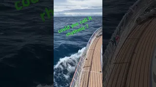 Just happy to have a bit of wind ! #sailing #amelyachts #sailinglife #sailinglovers #sailingtime