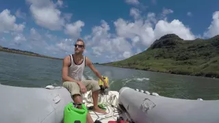 16-04_Kaneohe Bay – leaving solo (sailing ZERO)