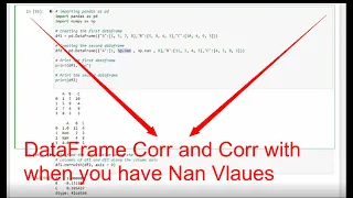 Careful with Corr and Corr with in Python Panda when you have NaN values