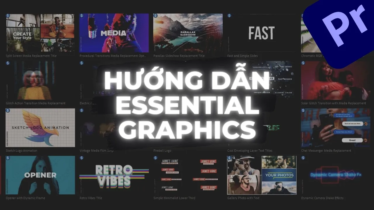 Outline Video Hướng dẫn ESSENTIAL GRAPHICS, cách tìm nguồn FREE