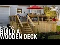 Learn How To Build a Deck with Wood DIY Projects