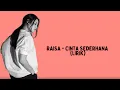 Download Lagu Raisa - Cinta Sederhana (Lirik)