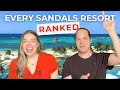 Which Sandals Resort is BEST REACTING to google rankings of EVERY Sandals Resort 2026