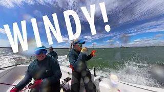 It was WINDY, I kid you not