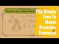 Flip Binary Tree To Match Preorder Traversal LeetCode 971 Coders Camp