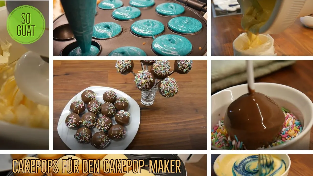 Cake Pops OHNE Cake-pop-maker + Designs. 