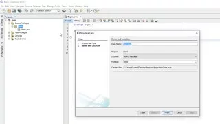 Java Tutorials - Creating New Class Netbeans