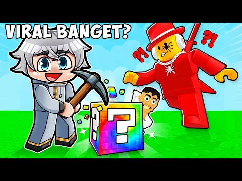 Video Thumbnail: VIRAL BANGET! Aku Hancurin LUCKY BLOCK Demi BRAINROT di Roblox!