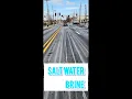 Saltwater is being used to prevent snow chaos on streets of the River City