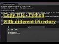 Python - Copy Files