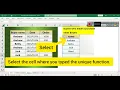 The UNIQUE function returns a list of unique values in a list or range Remove non-duplicate names