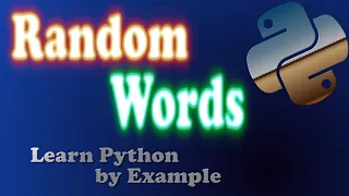 Python-Wise Random words example