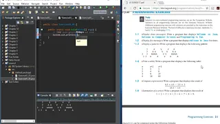 Java Eclipse Chapter 1 Lesson 2 - Exercise solutions