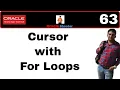 Apps Technical 63 Cursor with For Loops in PLSQL