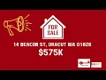 FOR SALE 14 Beacon St Dracut MA 01826