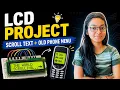 LCD Project Scrolling Text Old Phone Menu Call SMS Game