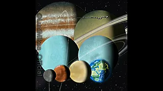 True scale of the solar system