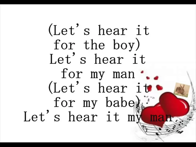 Let's Hear it for the Boy (Lyrics)