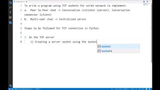 TCP Peer Chat Assignment Part 2 CNL SPPU Acadflip