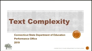 Text Complexity
