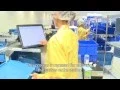 Order picking in cleanroom and pharmaceuticals warehouse by Dematic NV ex Egemin Automation