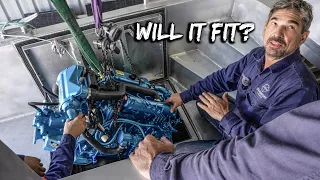 Surprise! 🫣 Lessons Learned From Our NEW ENGINE  (Aluminum Catamaran Build Pt. 22)
