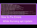 How to Fix Repository Errors While Running apt update on ubuntu Linux