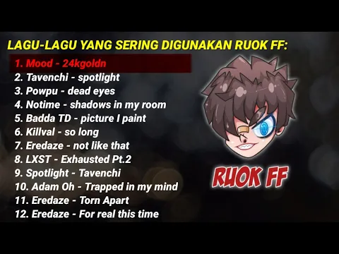 Download MP3 LAGU YANG SERING DIGUNAKAN RUOK FF, COCOK UNTUK BACKSOUND GAMEPLAY PEPENG SHOT!!