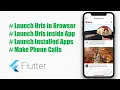 s Flutter Tutorial - Open Apps Launch Urls in Flutter coderzheaven com