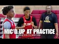Lagu DJ Hunter: MIC’D UP AT PRACTICE | Nick Odum Work Behind the Scenes Process to Success (S1)