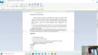 Exp 10 -Intermediate Code Generation