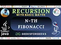 Find N-th Fibonacci Using Recursion GFG DSA JAVA TAMIL
