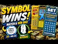WINNING SYMBOLS Wild 7s Emerald 10s and Set for Life Scratch-Off Lottery Tickets
